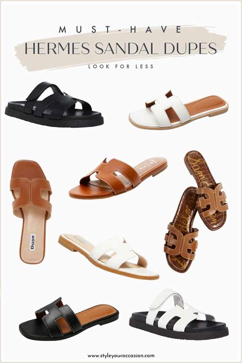 fake hermes sandlas|Hermes dupe sandals primark.